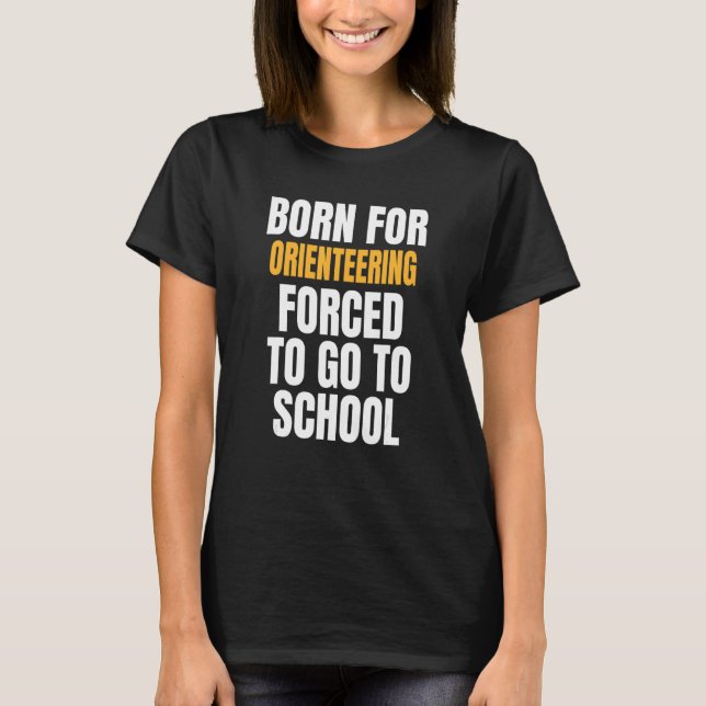 Camiseta Nascer Para Orienteação (Frente)