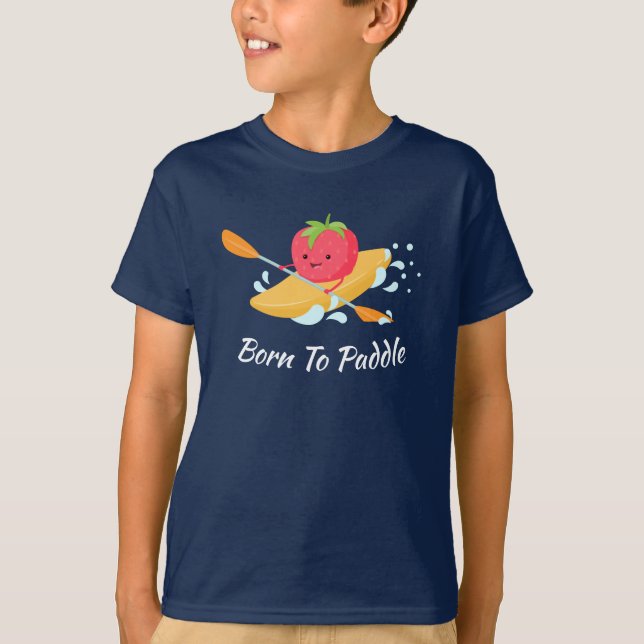 Camiseta Nascer Para Paddle Kayak (Frente)
