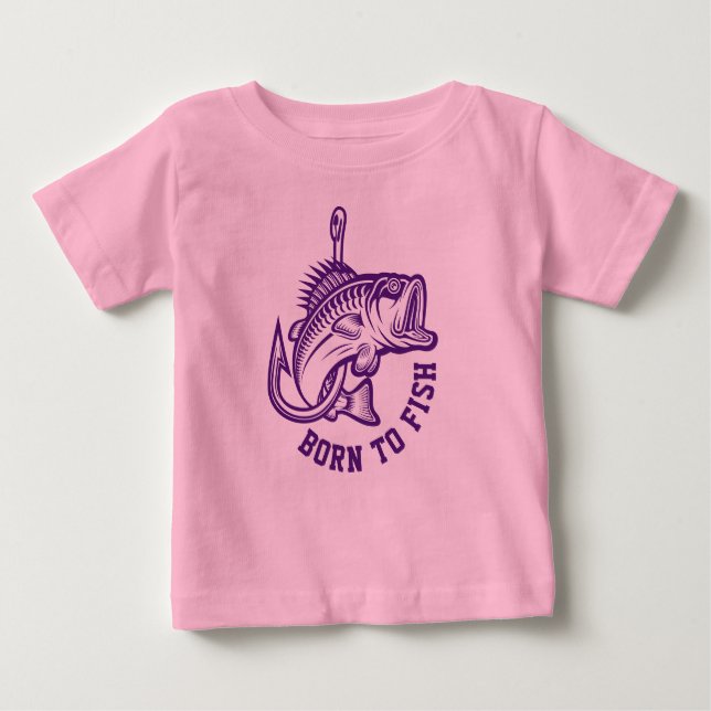 Camiseta Nascer Para Peixe (Frente)