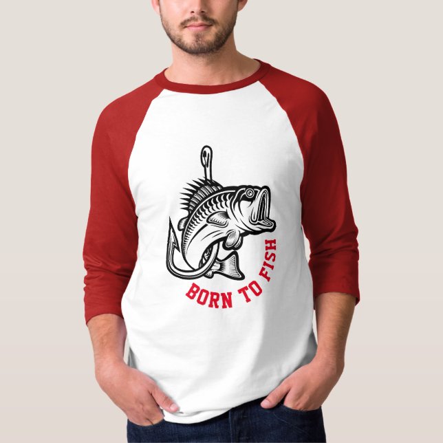 Camiseta Nascer Para Peixe (Frente)