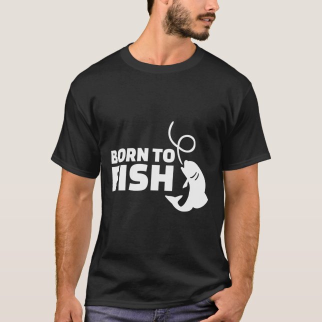 Camiseta Nascer Para Peixe (Frente)