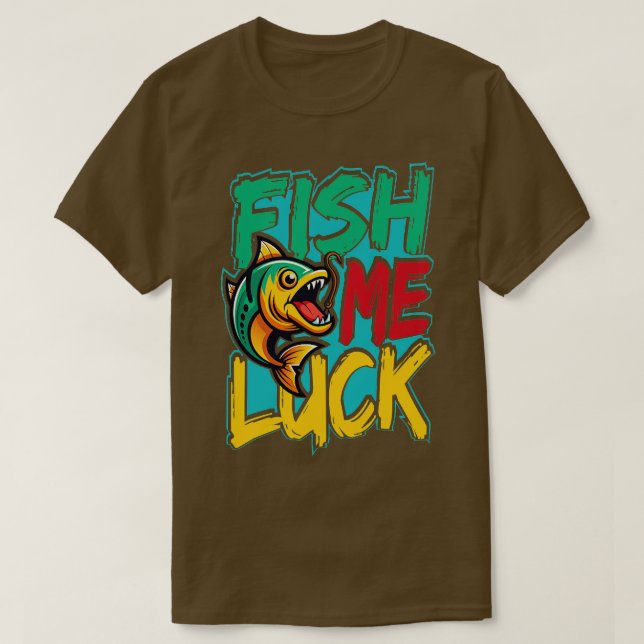 Camiseta Nascer Para Pescar Bem Dizendo (Frente do Design)