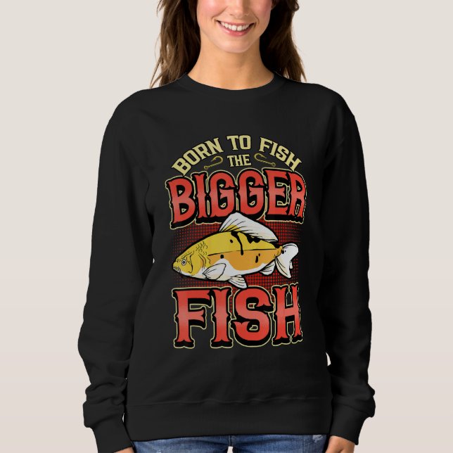 Camiseta Nascer Para Pescar O Maior Pescador Pescador Pesca (Frente)