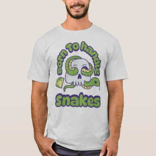 Camiseta Nascer Para Processar Cobras Herpetologia