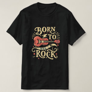 Camiseta Nascer para Rock Electric Guitar