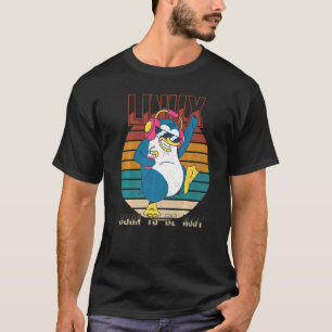 Camiseta Nascer Para Ser Parte Raiz Do Nerd Pinguim Legal D