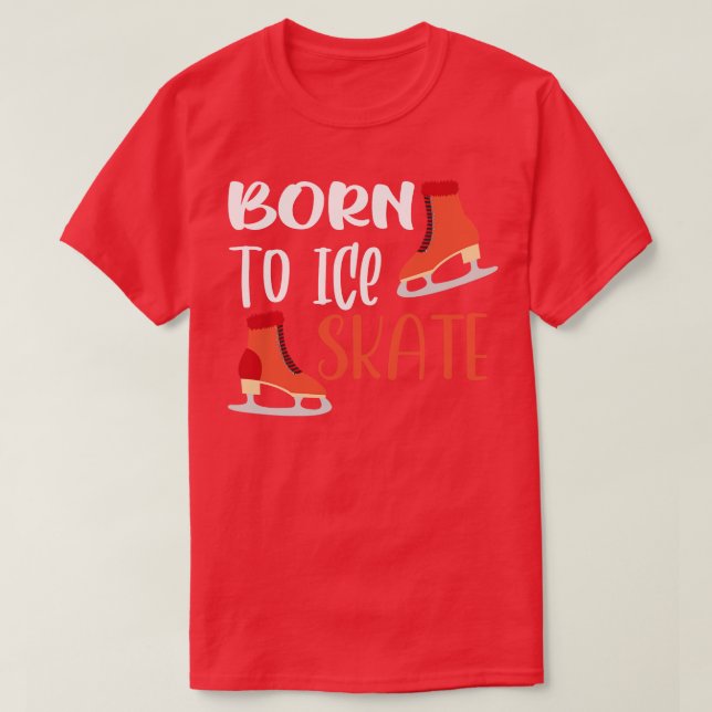 Camiseta Nascer Para Skate De Gelo (Frente do Design)