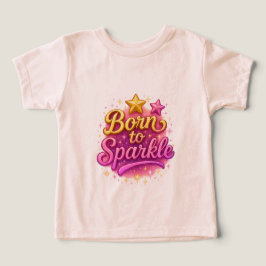 Camiseta Nascer para Sparkle Toddler Girl Tee