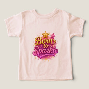 Camiseta Nascer para Sparkle Toddler Girl Tee