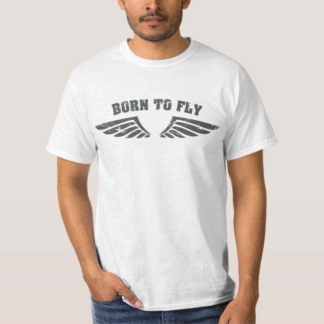 Camiseta Nascer para voar as asas (Frente)