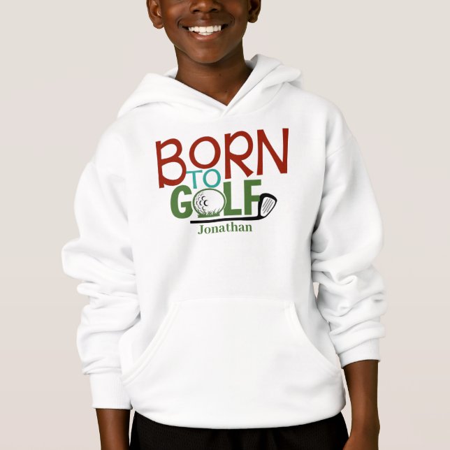 Camiseta Nascer personalizado para o Hoodie Golf (Frente)