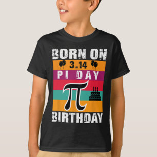Camiseta Nascer Pi Day No Dia De Aniversário Do Pi 3.14