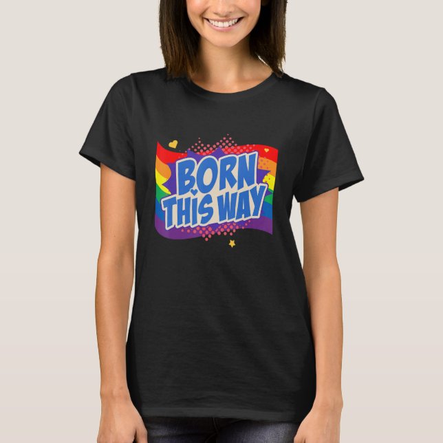 Camiseta Nascer Por Este Caminho Direitos Gays Lgbtq Orgulh (Frente)