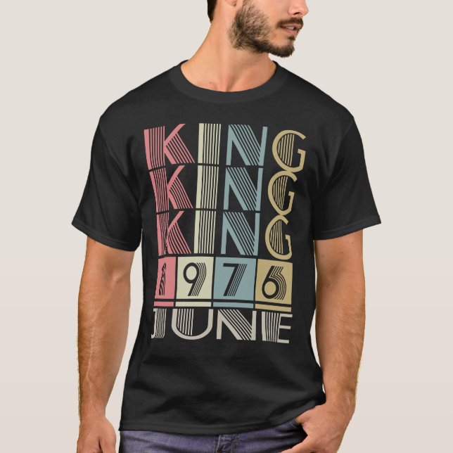 Camiseta Nascer Rei em JUNHO DE 1976 (Frente)