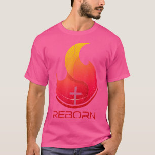 Camiseta Nascer Renovado, Citação Cristã de Jesus Baptism B