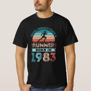 Camiseta Nascer Runner no Pai Gift em execução de 1983