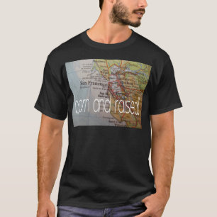Camiseta nascer san francisco e levantado