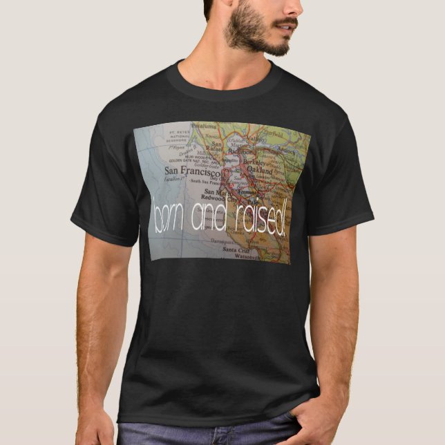 Camiseta nascer san francisco e levantado (Frente)