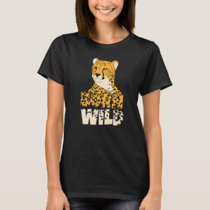 Camiseta Nascer Selvagem De Chita Tiger E Leopardo Leão Par