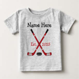 Camiseta Nascer Vermelho do Ano de Nascimento do Bebê de Ho