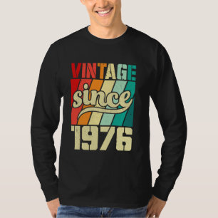 Camiseta nascer Vintage De 48 Anos Em 1976 Retro 48º