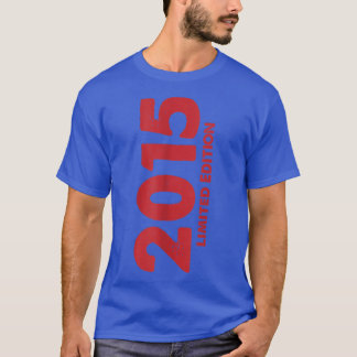 Camiseta nascer Vintage De 7 Anos De Idade Em 2015 Limitado