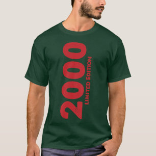 Camiseta nascer Vintage De Aniversário De 22 Anos Em 2000 L