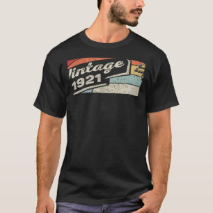 Camiseta Nascer Vintage Em 1921, 101ruas, Aniversário De 10