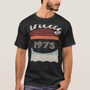 Camiseta Nascer Vintage Em 1975, Aos 47 Anos De Idade