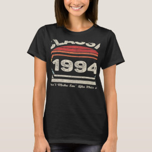 Camiseta Nascer Vintage Em 1994, 28º Aniversário, 28 Anos