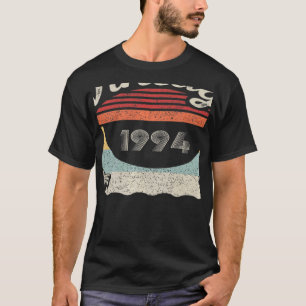 Camiseta Nascer Vintage Em 1994 28º Aniversário 28 Anos 1