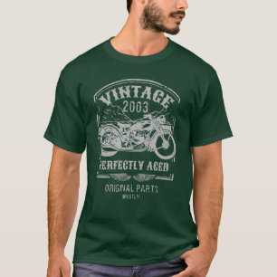 Camiseta Nascer Vintage em 2003 Motorcycle, bikers riders C