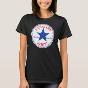 Camiseta Nascer ZODIAC SIGN GEMINI no Ho de Astrologia de m