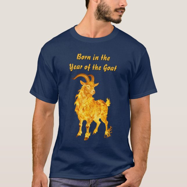 Camiseta Nasceu no Ano do Bode (Frente)