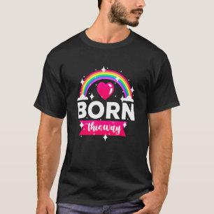 Camiseta Nascida Desta Maneira Para Uma Roupa De Lésbica Lg