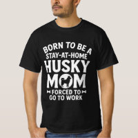 Nascida para ser uma mãe Husky em casa forçada a i
