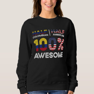 Camiseta Nascido Colombiano Colômbia Americano EUA Nacional