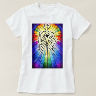 Camiseta "Nascido da luz e da cura"