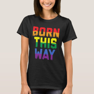 Camiseta Nascido Desta Maneira Cultura Gay Lésbica Queer Am