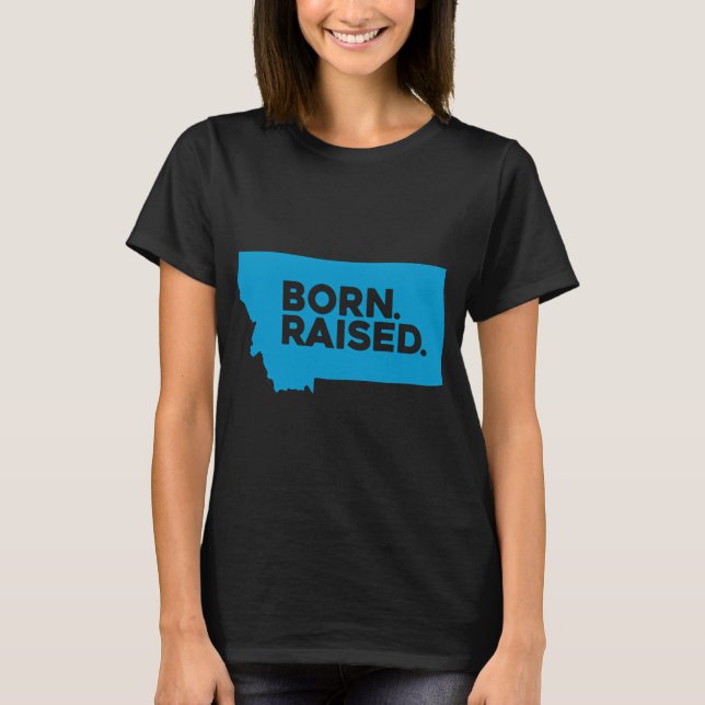 Camiseta Nascido e Criado Montana (Frente)