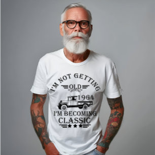 Camiseta Nascido em 1964 presente de aniversário vintage el