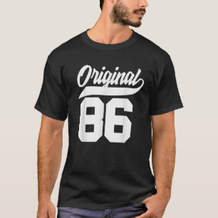 Camiseta Nascido em 1986 Feito em 1986 40º 40 Anos de Idade