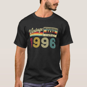 Camiseta Nascido em 1996 30 Anos de Idade Feito em 1996 Bda