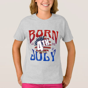 Camiseta NASCIDO EM 4 DE JULHO