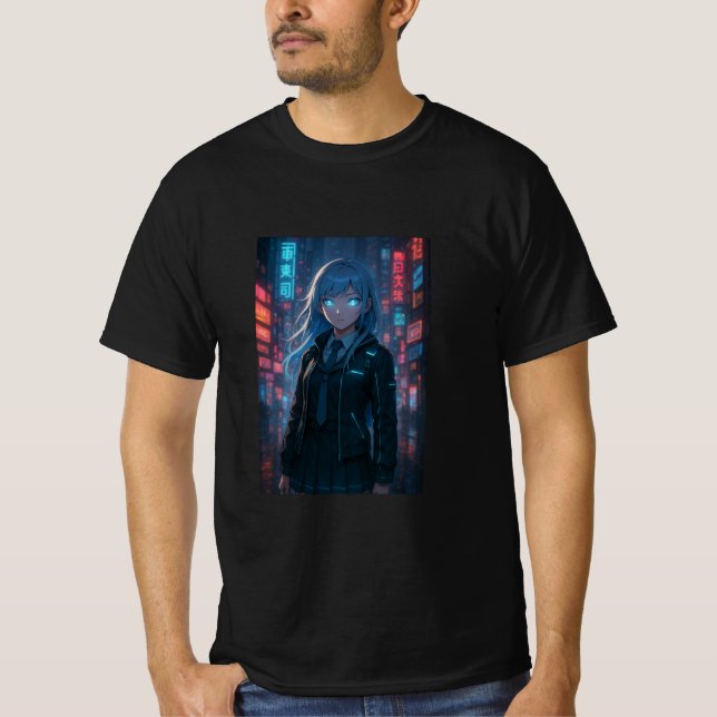 Camiseta “Nascido em Código. Estilizado para a Terra.” (Frente)