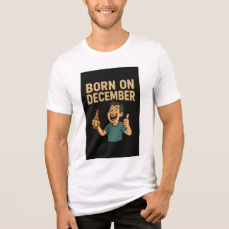 Camiseta Nascido em Dezembro – Divertido Vintage