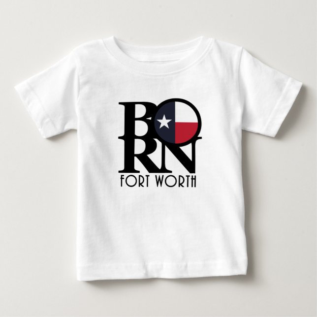 Camiseta NASCIDO Fort Worth Texas  (Frente)