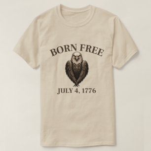 Camiseta Nascido Livre 4 de Julho de 1776