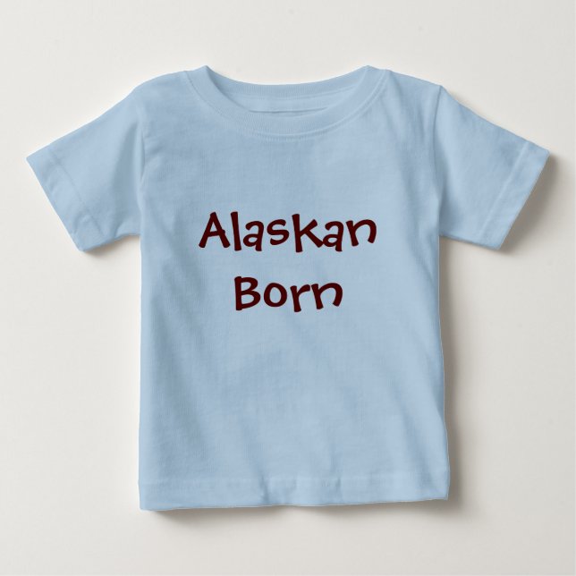 Camiseta Nascido no Alasca (Frente)