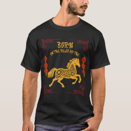 Camiseta Nascido no Ano do Cavalo